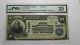10 $ 1902 Farmington Maine Me Banque Nationale Monnaie Remarque Bill Ch # 4459 Pmg! Vf25