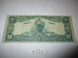 10 $ 1902 Frederick Maryland MD Banque De Billets De Banque Nationale Note Bill! Ch. # 1267 Fine
