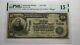 10 $ 1902 Golconde Illinois Il Banque Nationale Monnaie Note Bill Ch. # 7385 F15 Pmg
