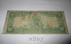 $ 10 1902 Iowa Falls Iowa Ia Bill Note De Banque De La Monnaie Nationale! Ch. # 3871 Rare