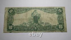 10 $ 1902 Kewanee Illinois IL Banque Nationale Monnaie Note Bill! Ch. # 1785 Fin