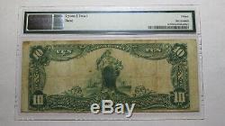 10 $ 1902 Opp Alabama Al Banque Nationale Monnaie Note Bill! Ch. # 7985 Pmg Fin 15