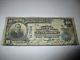 $ 10 1902 Petersburg Virginia Va Note De La Banque Nationale De Billets De Billets! Ch # 7709 Fine