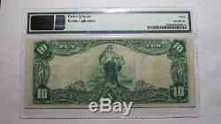 10 $ 1902 Red Bank Nj New Jersey Banque Nationale Monnaie Note Bill # Vf30 Pmg 2257