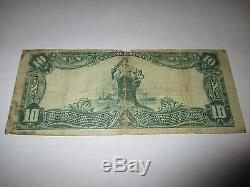 10 1902 $ Traer Iowa Ia Banque Nationale De Billets De Banque Note! Ch. # 5135 Rare