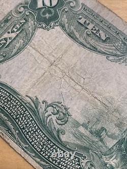 10 $ 1902 Tunkhannock Pennsylvania Ap Monnaie Nationale Banque Note Bill #835 25513
