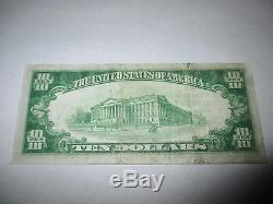 10 $ 1929 Altus Oklahoma Ok Note De La Banque Nationale Bill! Ch. # 13756 Xf