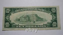10 1929 Ashland Oregon Ou Banque Nationale De Devises Note Bill Ch. #5747 Très Bien! Royaume