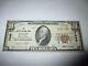10 1929 $ Atglen Pennsylvania Pa National Monnaie Billet De Banque Bill Ch. # 7056 Fine