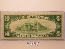 10 1929 Atlanta Georgia Monnaie Nationale Note Banque Bill Gem/unc