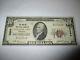 $ 10 1929 Atlantic City, New Jersey, Nj, Monnaie Nationale, Billet De Banque, Facture N ° 5884