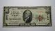$10 1929 Auburn Maine Me Monnaie Nationale Banque Bill Charte #2270 Fine