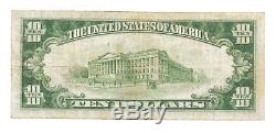 10 $ 1929 Barnegat Billet De Banque National Du New Jersey Bill Ch. # 8497