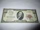 $ 10 1929 Barre Vermont Vt Banque Nationale De Billets De Banque Note! Ch. # 7068 Fine