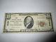 10 $ 1929 Bartlesville Oklahoma Ok Note De La Banque Nationale De Billets Bill! Ch. # 6258 Vf
