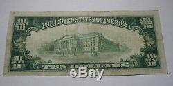 10 $ 1929 Batavia Ohio Oh Billet De Banque National! Ch. # 715 Amende +