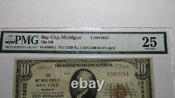 10 1929 Bay City Michigan MI Monnaie Nationale Banque Note Bill Ch. #13622 Vf25
