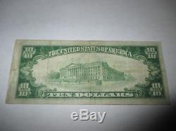 $ 10 1929 Bill Sioux City Iowa Bill De Billets De Banque Nationale! Ch. # 10139 Vf
