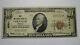 10 $ 1929 Billet De Banque Corvallis Oregon Ou Monnaie Nationale Bill Ch. # 4301 Fin
