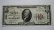 10 $ 1929 Billet De Banque De La Monnaie Nationale Ohio Oh Oh 19 Bill Ch. # 2025 Xf +