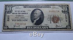 10 $ 1929 Billet De Banque En Devise Nationale De 1929 Fargo Dakota Du Nord Nd Bill Ch. # 2377 Pcgs
