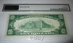 10 $ 1929 Billet De Banque En Monnaie Nationale Damariscotta Maine Me Prix N ° 446 Pmg Vf30