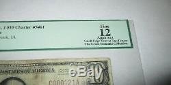 10 $ 1929 Billet De Banque Gladbrook Iowa Ia En Monnaie Nationale Ia Bill Ch. # 5461 Amende