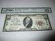 10 $ 1929 Billet De Banque Libellé En Monnaie Nationale West Point Nebraska Ne! Ch. # 3370 Vf