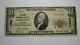 10 $ 1929 Billet De Banque National De La Monnaie Nationale Du Michigan Mi À Hartford, Bill Ch # 9854 Fine