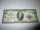 10 $ 1929 Billet De Banque National En Devise Skowhegan Maine Me - Bill Ch. # 239 Vf