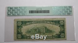 10 $ 1929 Billet De Banque National En Devises De Deadwood Dans Le Dakota Du Sud Sd, Projet De Loi 2389