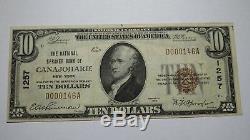 10 $ 1929 Billet De Banque National Libellé En Devise Canajoharie New York Ny Bill Ch # 1257 Vf +
