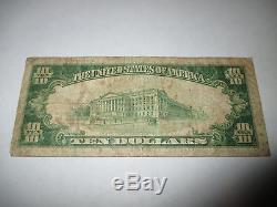10 $ 1929 Billet De Billet De Banque En Devise Nationale De Seattle Washington Wa! Ch # 13230 Rare
