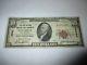 10 $ 1929 Billet De Billet De Banque En Monnaie Nationale Elm Grove West Virginia Wv! # 8983 Fin