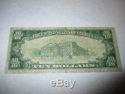 10 $ 1929 Billet De Billet De Banque En Monnaie Nationale Syracuse New York, Ny! Ch. # 13393 Fin