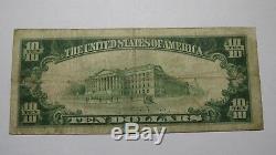 10 $ 1929 Billets De Banque En Devise Nationale Red Wing Minnesota, Mn Bill Ch. # 13396 Fin