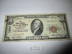 $ 10 1929 Blossburg Pennsylvanie Pa Projet De Loi De Banque Nationale De Devise # 13381 Amende