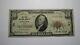 10 1929 Canton Ohio Oh National Monnaie Banque Bill! Charte #76 Fine++