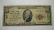 10 $ 1929 Catskill New York, Ny Banque Nationale Monnaie Note Bill Ch. # 1294 Rare