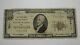 10 $ 1929 Cedar Rapids Iowa Ia Banque Nationale Monnaie Note Bill! Ch. # 2511 Rare