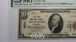 10 $ 1929 Centre Hayes Nebraska Ne Monnaie Nationale Banque Note Bill Ch #8031 Vf25