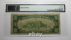 $10 1929 Charleston Illinois IL Monnaie Nationale Note De Banque Bill Ch. #11358 F12