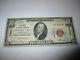 10 $ 1929 Cherry Tree Pennsylvanie Pa Banque Nationale De Billets De Banque Note 7000 Amende