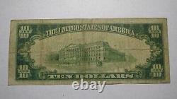 10 1929 Clayton New York Ny Monnaie Nationale Banque Note Bill Ch. #5108 Amende