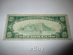 10 $ 1929 Coolidge Texas Tx Monnaie De Banque Nationale Note Bill Ch. # 7231 Vf! Rare