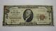 10 1929 Dolton Illinois Il Monnaie Nationale Note De Banque Bill Ch. #8679 Rare