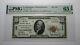 10 1929 Easthampton Massachusetts Monnaie Nationale Note Bill Unc65epq Pmg