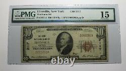 10 1929 Ellenville New York Ny Monnaie Nationale Banque Note Bill Ch. #2117 F15