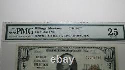 10 1929 Factures Montana Mt Monnaie Nationale Banque Note Bill Ch #12407 Vf25 Pmg