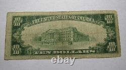 $10 1929 Floral Park New York Ny National Currency Bank Note Bill Charter #12449
